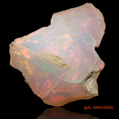Natural Untreated Fire Opal Loose Gemstone Fancy Rough From Ethiopia 5.00 Cts 15x11x10 mm E-45