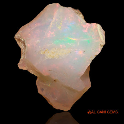 Natural Untreated Fire Opal Loose Gemstone Fancy Rough From Ethiopia 5.00 Cts 15x11x10 mm E-45