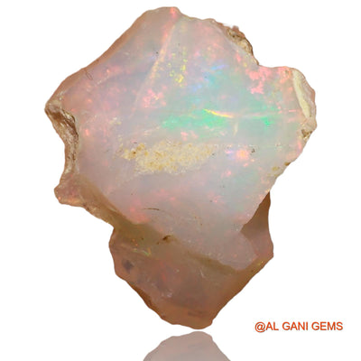 Natural Untreated Fire Opal Loose Gemstone Fancy Rough From Ethiopia 5.00 Cts 15x11x10 mm E-45