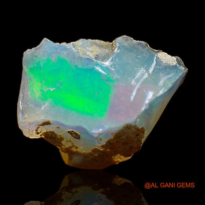 3.00 Cts Natural Ethiopian Fire Opal Loose Gemstone Fancy Rough 11x7x7 mm E-460