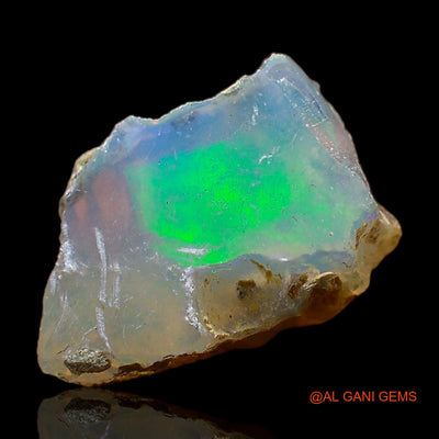 3.00 Cts Natural Ethiopian Fire Opal Loose Gemstone Fancy Rough 11x7x7 mm E-460