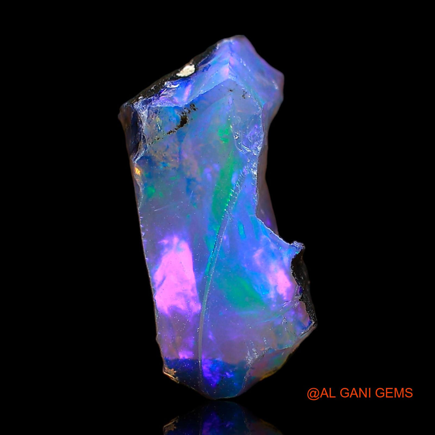3.00 Cts Natural Ethiopian Fire Opal Fancy Rough Loose Gemstone For Jewelry 15x6x6 mm E-461
