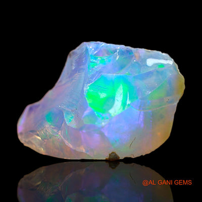 Natural Fire Opal Gemstone 2.00 Cts Loose Fancy Rough From Ethiopia 13x8x7 mm E-464