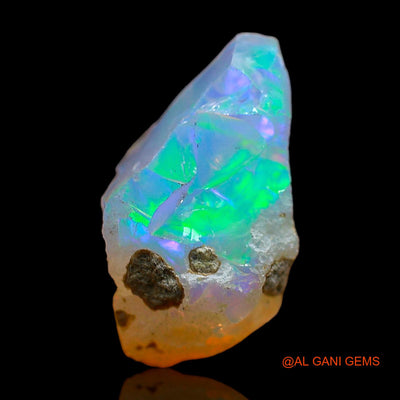 Natural Fire Opal Gemstone 2.00 Cts Loose Fancy Rough From Ethiopia 13x8x7 mm E-464