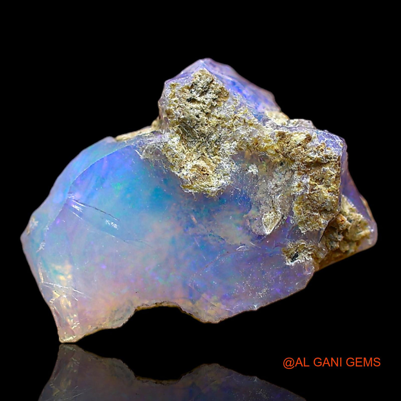 Natural Untreated Fire Opal Loose Gemstone Fancy Rough From Ethiopia 3.00 Cts 12x9x7 mm E-465