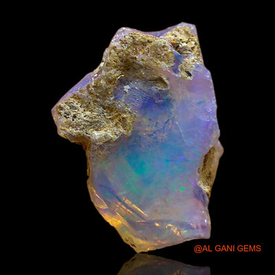Natural Untreated Fire Opal Loose Gemstone Fancy Rough From Ethiopia 3.00 Cts 12x9x7 mm E-465