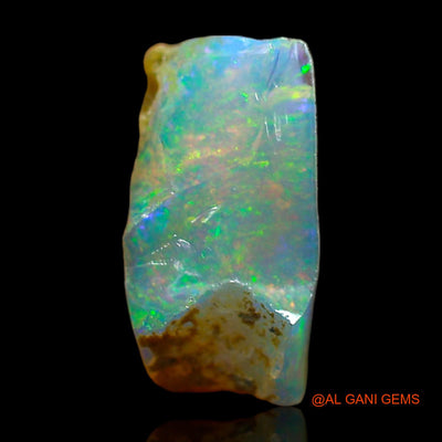 Natural Fire Opal Gemstone 2.00 Cts Loose Fancy Rough From Ethiopia 10x8x5 mm E-466