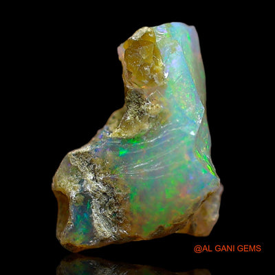 Natural Fire Opal Gemstone 2.00 Cts Loose Fancy Rough From Ethiopia 10x8x5 mm E-466