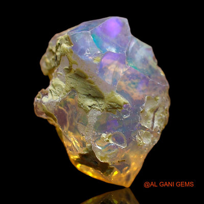 2.00 Cts Natural Ethiopian Fire Opal Loose Gemstone Fancy Rough 13x10x6 mm E-467