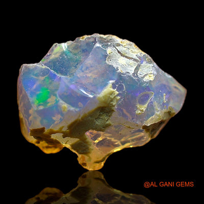 2.00 Cts Natural Ethiopian Fire Opal Loose Gemstone Fancy Rough 13x10x6 mm E-467