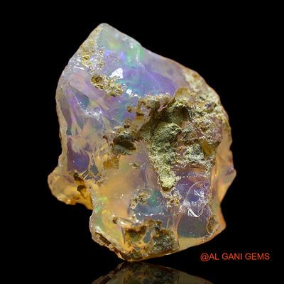 2.00 Cts Natural Ethiopian Fire Opal Loose Gemstone Fancy Rough 13x10x6 mm E-467
