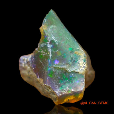 3.00 Cts Natural Ethiopian Fire Opal Loose Gemstone Fancy Rough 12x11x9 mm E-469