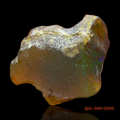 3.00 Cts Natural Ethiopian Fire Opal Loose Gemstone Fancy Rough 12x11x9 mm E-469
