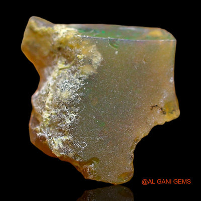 3.00 Cts Natural Ethiopian Fire Opal Loose Gemstone Fancy Rough 12x11x9 mm E-469