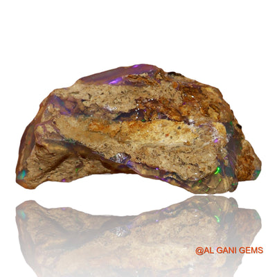 5.00 Cts Natural Ethiopian Fire Opal Loose Gemstone Fancy Rough 19x10x8 mm E-46