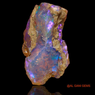 5.00 Cts Natural Ethiopian Fire Opal Loose Gemstone Fancy Rough 19x10x8 mm E-46