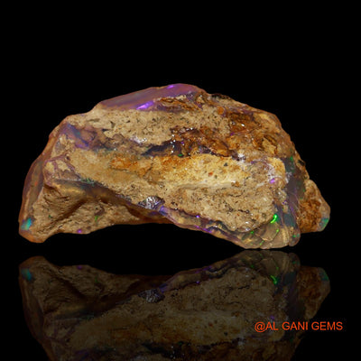 5.00 Cts Natural Ethiopian Fire Opal Loose Gemstone Fancy Rough 19x10x8 mm E-46
