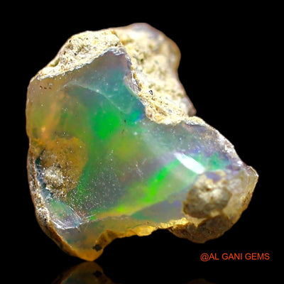 2.00 Cts Natural Ethiopian Fire Opal Loose Gemstone Fancy Rough 12x9x7 mm E-470