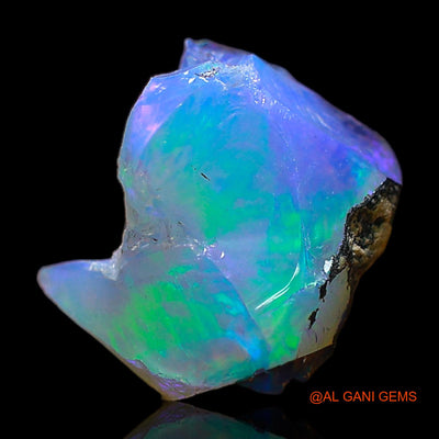 Natural Fire Opal Gemstone 3.00 Cts Loose Fancy Rough From Ethiopia 11x10x8 mm E-472