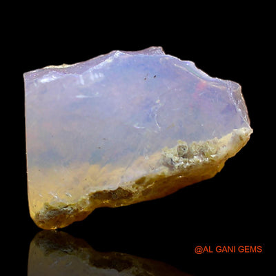 Natural Fire Opal Gemstone 3.00 Cts Loose Fancy Rough From Ethiopia 11x8x7 mm E-474