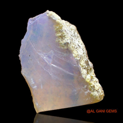 Natural Fire Opal Gemstone 3.00 Cts Loose Fancy Rough From Ethiopia 11x8x7 mm E-474
