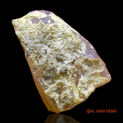 Natural Fire Opal Gemstone 3.00 Cts Loose Fancy Rough From Ethiopia 11x8x7 mm E-474