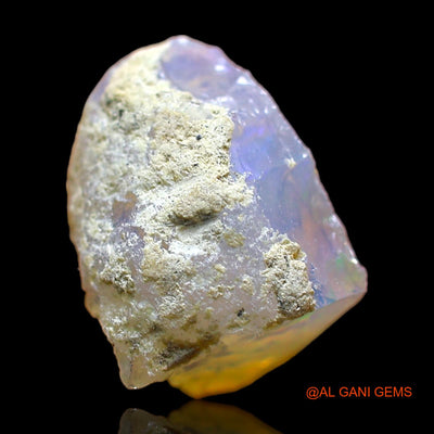 Natural Fire Opal Gemstone 3.00 Cts Loose Fancy Rough From Ethiopia 11x8x7 mm E-474