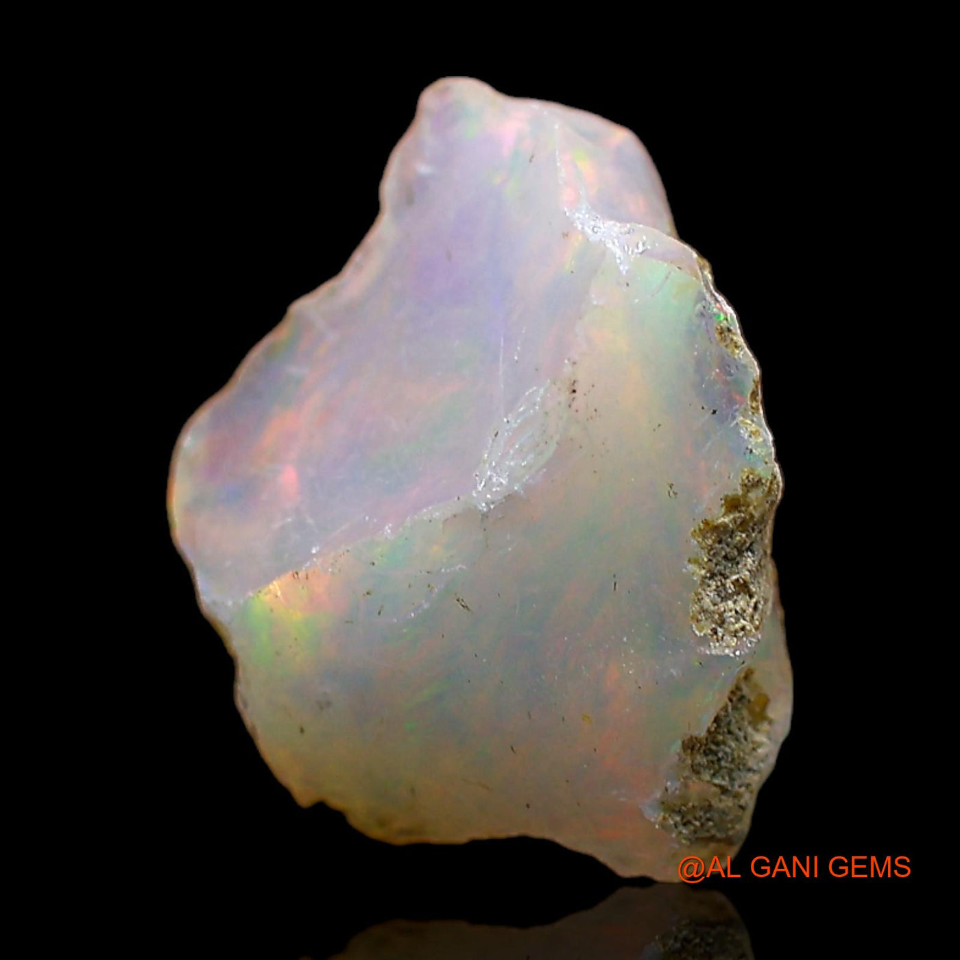 2.00 Cts Natural Ethiopian Fire Opal Loose Gemstone Fancy Rough 13x10x6 mm E-476