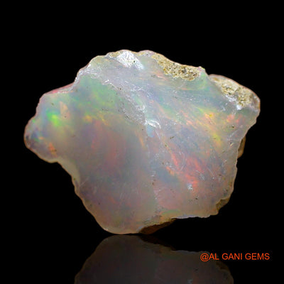 2.00 Cts Natural Ethiopian Fire Opal Loose Gemstone Fancy Rough 13x10x6 mm E-476