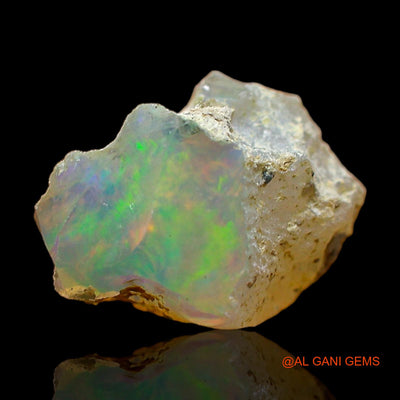 3.00 Cts Natural Ethiopian Fire Opal Loose Gemstone Fancy Rough 12x9x8 mm E-477