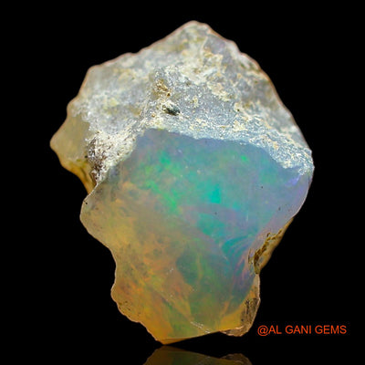 3.00 Cts Natural Ethiopian Fire Opal Loose Gemstone Fancy Rough 12x9x8 mm E-477