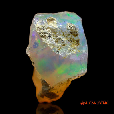 3.00 Cts Natural Ethiopian Fire Opal Loose Gemstone Fancy Rough 12x9x8 mm E-477