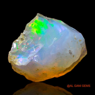 Natural Untreated Fire Opal Loose Gemstone Fancy Rough From Ethiopia 3.00 Cts 9x8x8 mm E-478