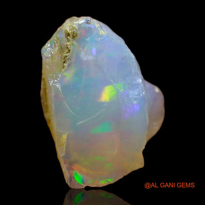Natural Untreated Fire Opal Loose Gemstone Fancy Rough From Ethiopia 3.00 Cts 9x8x8 mm E-478