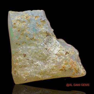 Natural Fire Opal Gemstone 2.00 Cts Loose Fancy Rough From Ethiopia 10x8x6 mm E-480