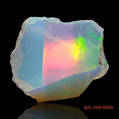 2.00 Cts Natural Ethiopian Fire Opal Fancy Rough Loose Gemstone For Jewelry 11x10x4 mm E-484