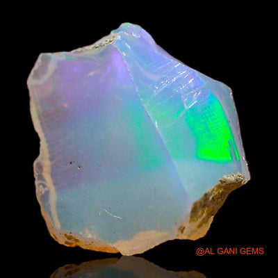 2.00 Cts Natural Ethiopian Fire Opal Fancy Rough Loose Gemstone For Jewelry 11x10x4 mm E-484