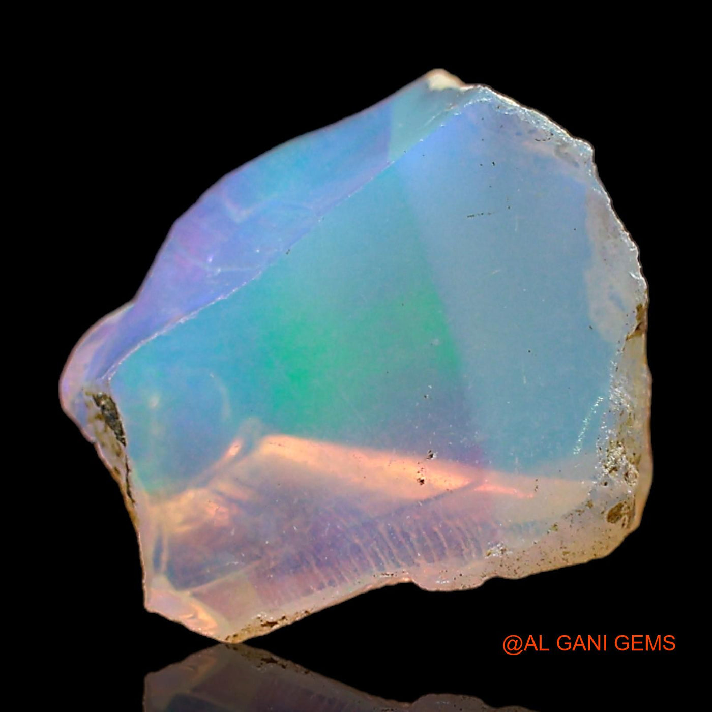 2.00 Cts Natural Ethiopian Fire Opal Fancy Rough Loose Gemstone For Jewelry 11x10x4 mm E-484