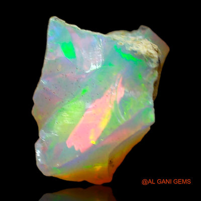 2.00 Cts Natural Ethiopian Fire Opal Loose Gemstone Fancy Rough 11x8x7 mm E-485