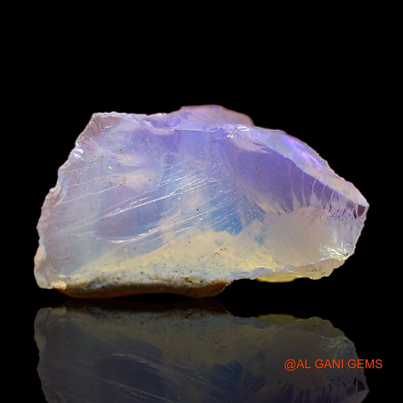 2.00 Cts Natural Ethiopian Fire Opal Loose Gemstone Fancy Rough 12x7x7 mm E-487