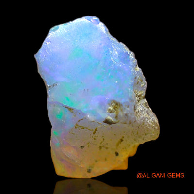 3.00 Cts Natural Ethiopian Fire Opal Loose Gemstone Fancy Rough 11x9x7 mm E-488