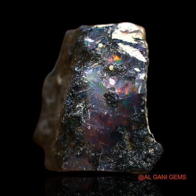 3.00 Cts Natural Ethiopian Fire Opal Loose Gemstone Fancy Rough 11x10x5 mm E-489
