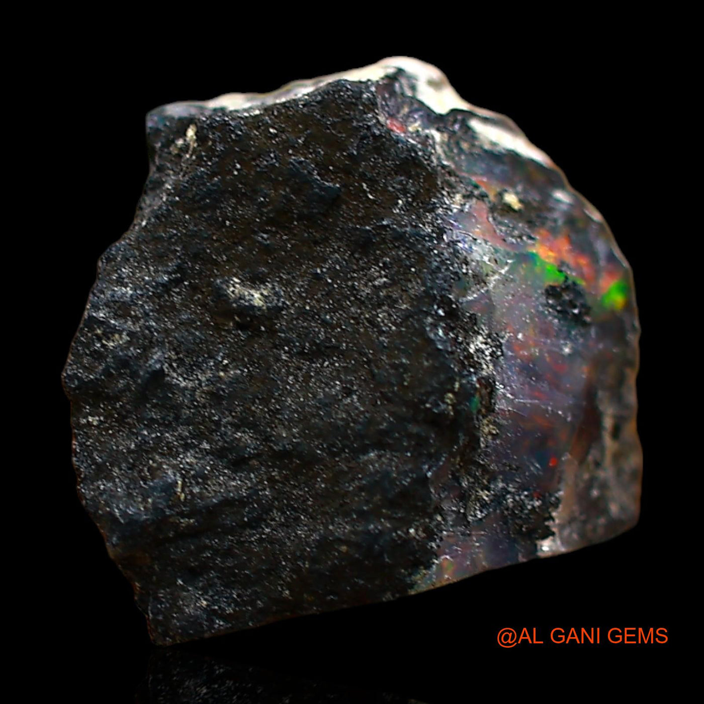 3.00 Cts Natural Ethiopian Fire Opal Loose Gemstone Fancy Rough 11x10x5 mm E-489