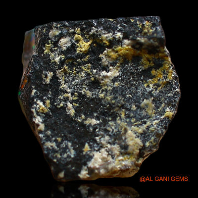 3.00 Cts Natural Ethiopian Fire Opal Loose Gemstone Fancy Rough 11x10x5 mm E-489