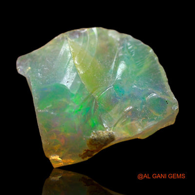 2.00 Cts Natural Ethiopian Fire Opal Fancy Rough Loose Gemstone For Jewelry 10x9x6 mm E-490