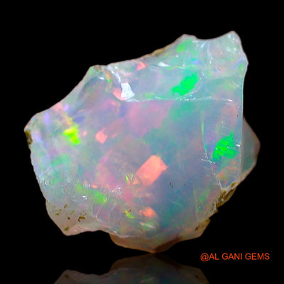 Natural Untreated Fire Opal Loose Gemstone Fancy Rough From Ethiopia 1.50 Cts 10x9x5 mm E-491