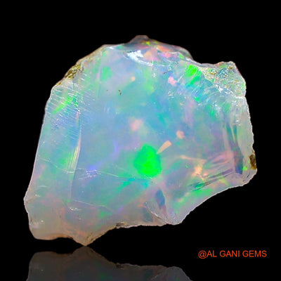 Natural Untreated Fire Opal Loose Gemstone Fancy Rough From Ethiopia 1.50 Cts 10x9x5 mm E-491