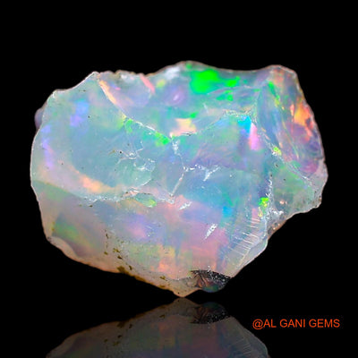 Natural Untreated Fire Opal Loose Gemstone Fancy Rough From Ethiopia 1.50 Cts 10x9x5 mm E-491