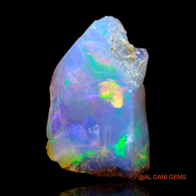2.00 Cts Natural Ethiopian Fire Opal Loose Gemstone Fancy Rough 11x8x6 mm E-492