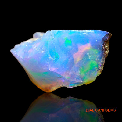 2.00 Cts Natural Ethiopian Fire Opal Loose Gemstone Fancy Rough 11x8x6 mm E-492